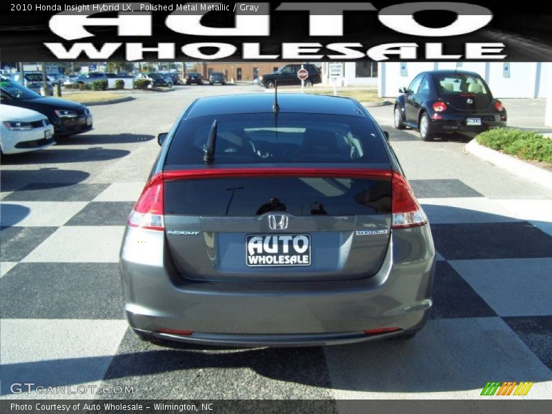 Polished Metal Metallic / Gray 2010 Honda Insight Hybrid LX