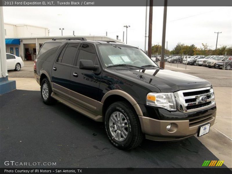 Tuxedo Black / Camel 2013 Ford Expedition EL XLT