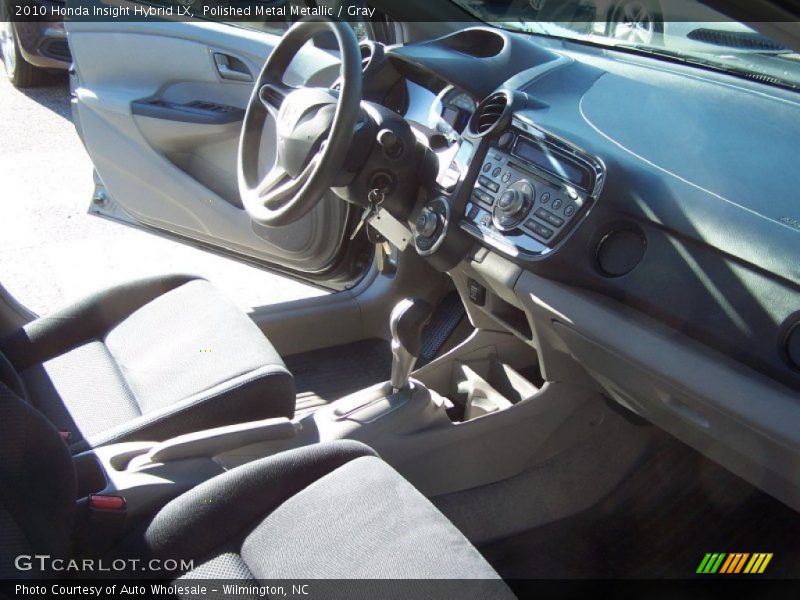 Polished Metal Metallic / Gray 2010 Honda Insight Hybrid LX