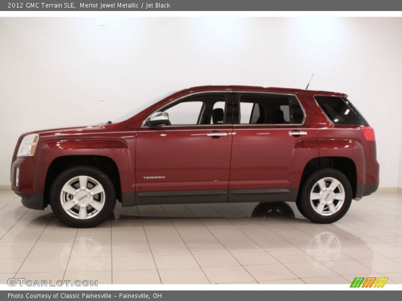 Merlot Jewel Metallic / Jet Black 2012 GMC Terrain SLE