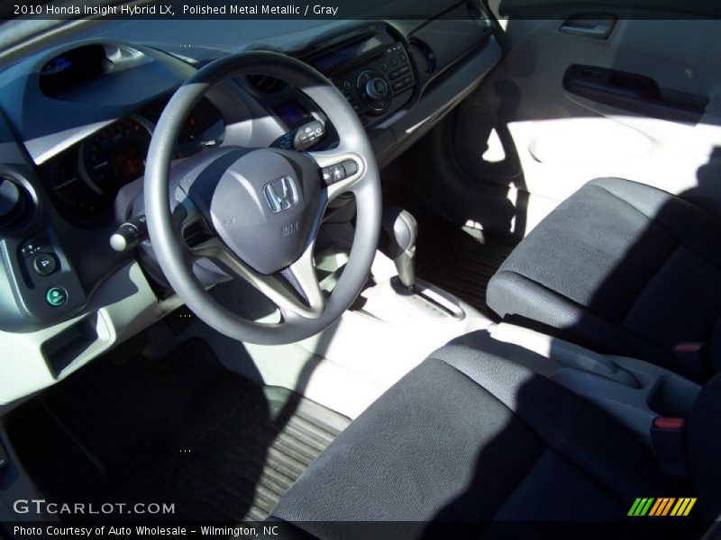 Polished Metal Metallic / Gray 2010 Honda Insight Hybrid LX