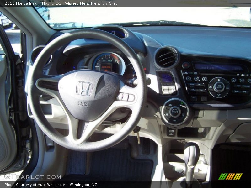 Polished Metal Metallic / Gray 2010 Honda Insight Hybrid LX