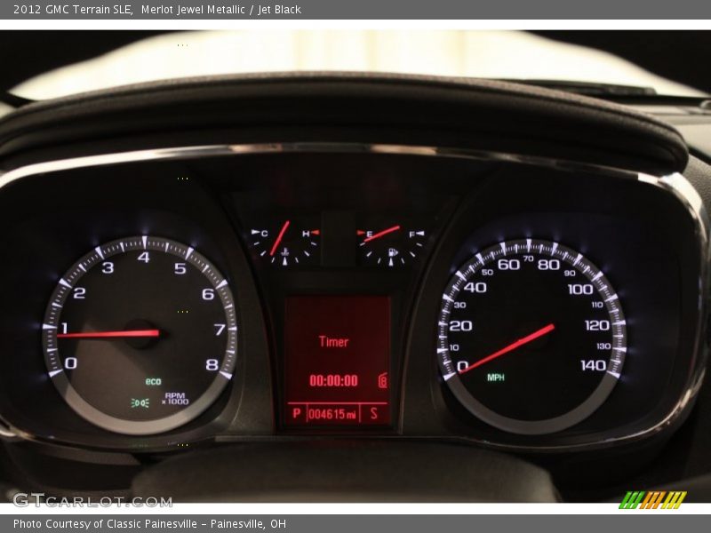 Merlot Jewel Metallic / Jet Black 2012 GMC Terrain SLE