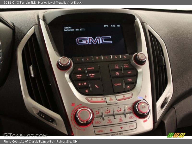 Merlot Jewel Metallic / Jet Black 2012 GMC Terrain SLE