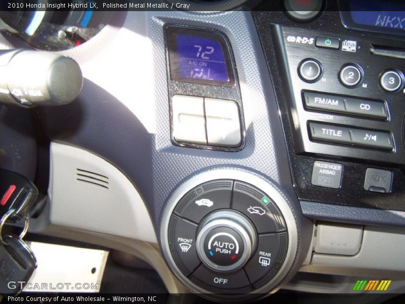Polished Metal Metallic / Gray 2010 Honda Insight Hybrid LX