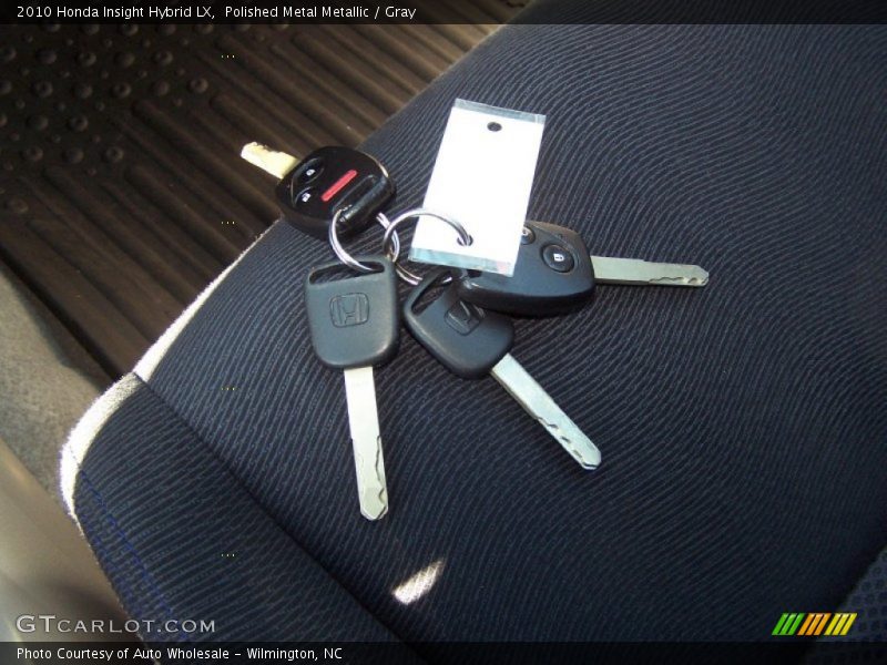 Polished Metal Metallic / Gray 2010 Honda Insight Hybrid LX