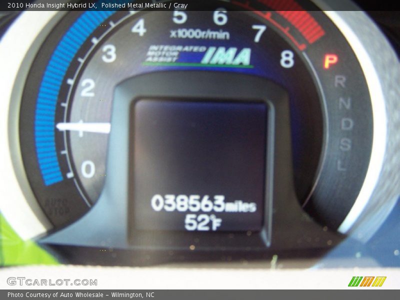 Polished Metal Metallic / Gray 2010 Honda Insight Hybrid LX