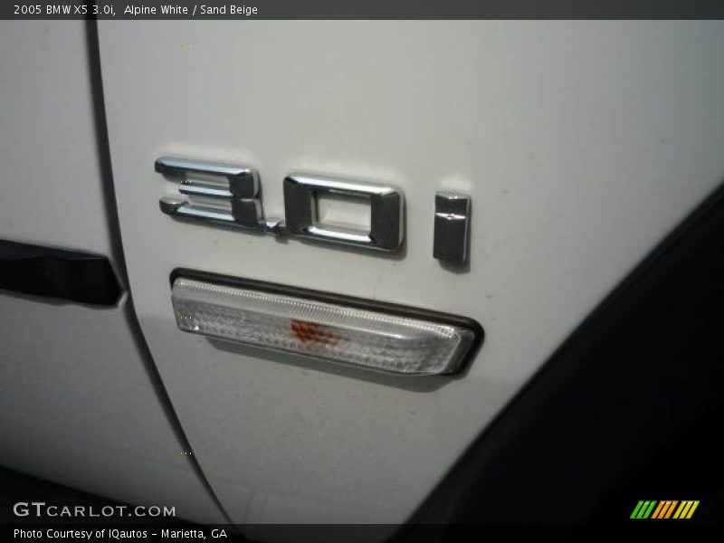 Alpine White / Sand Beige 2005 BMW X5 3.0i