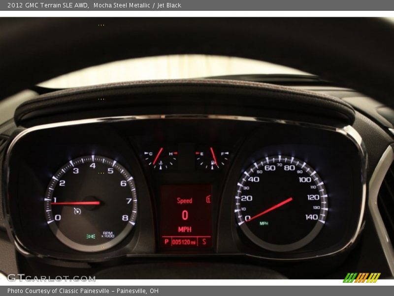 Mocha Steel Metallic / Jet Black 2012 GMC Terrain SLE AWD