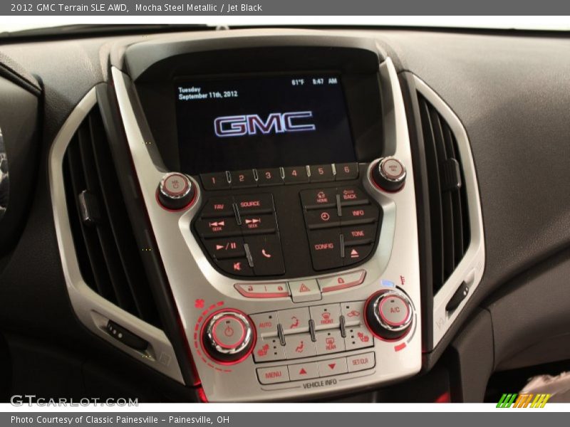 Mocha Steel Metallic / Jet Black 2012 GMC Terrain SLE AWD