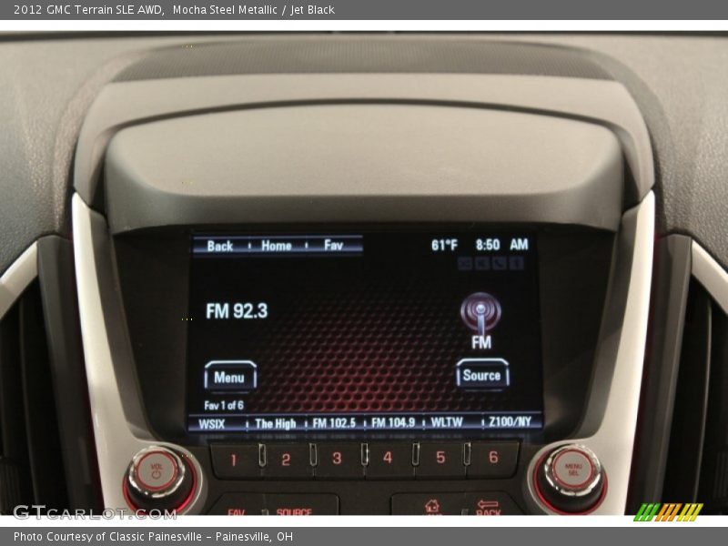 Mocha Steel Metallic / Jet Black 2012 GMC Terrain SLE AWD