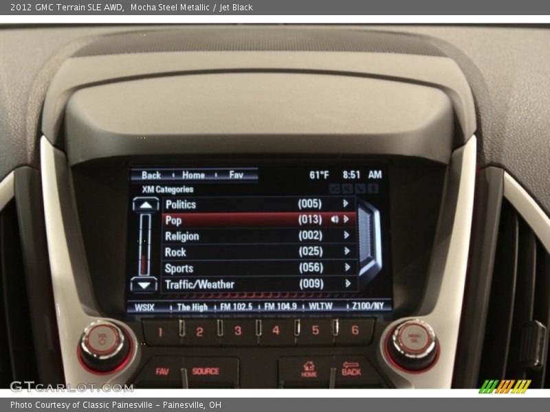 Mocha Steel Metallic / Jet Black 2012 GMC Terrain SLE AWD