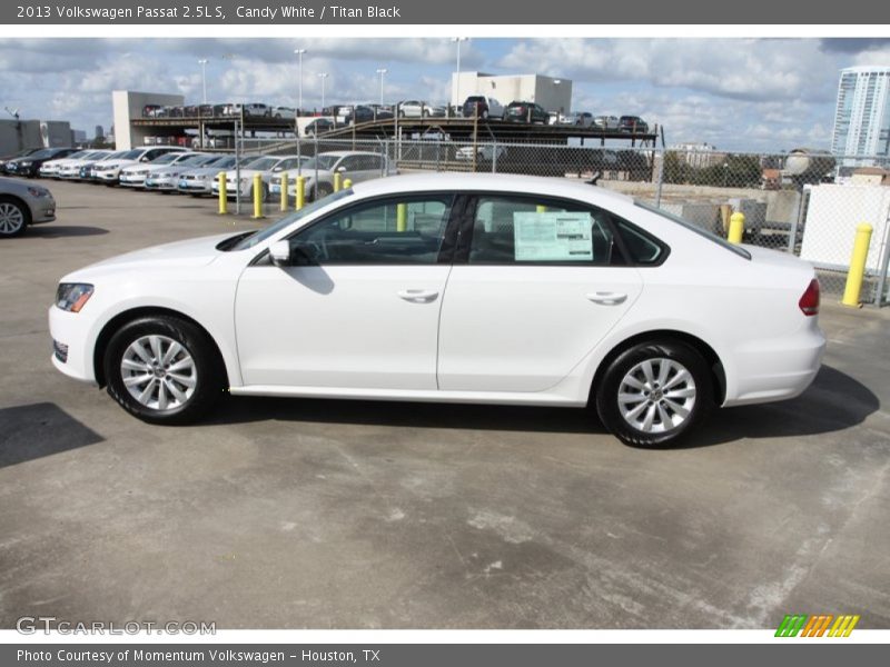 Candy White / Titan Black 2013 Volkswagen Passat 2.5L S