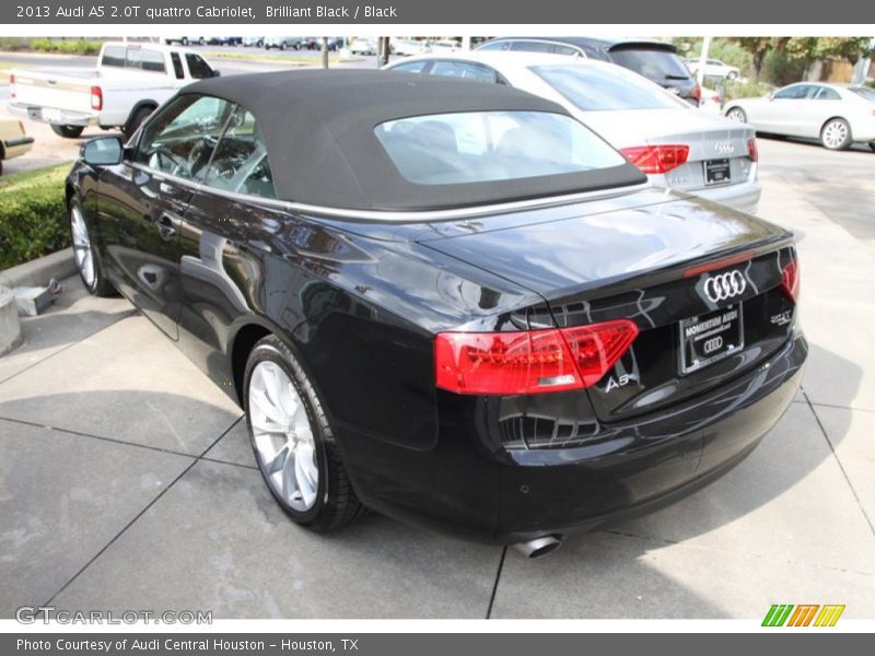 Brilliant Black / Black 2013 Audi A5 2.0T quattro Cabriolet