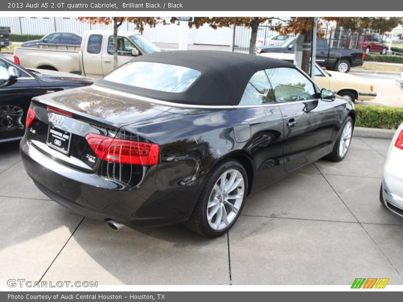 Brilliant Black / Black 2013 Audi A5 2.0T quattro Cabriolet