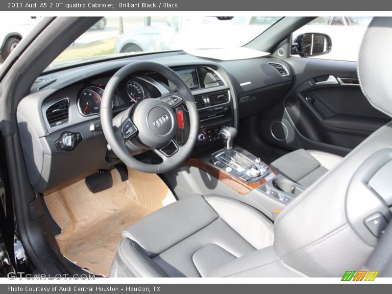 Brilliant Black / Black 2013 Audi A5 2.0T quattro Cabriolet