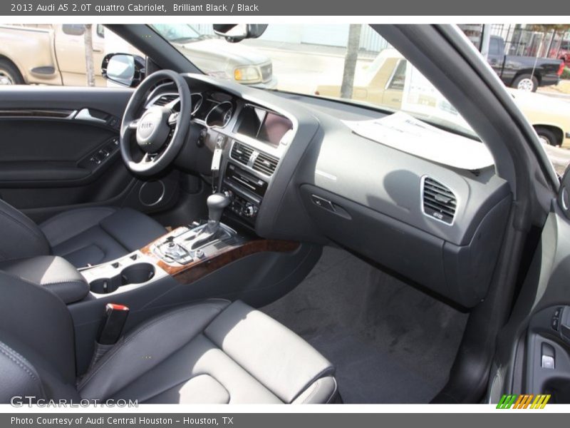 Brilliant Black / Black 2013 Audi A5 2.0T quattro Cabriolet