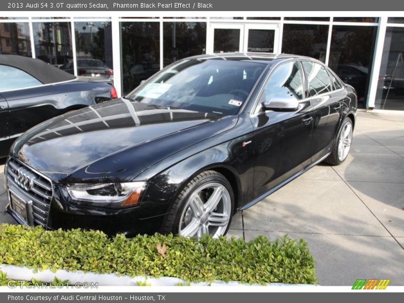 Phantom Black Pearl Effect / Black 2013 Audi S4 3.0T quattro Sedan