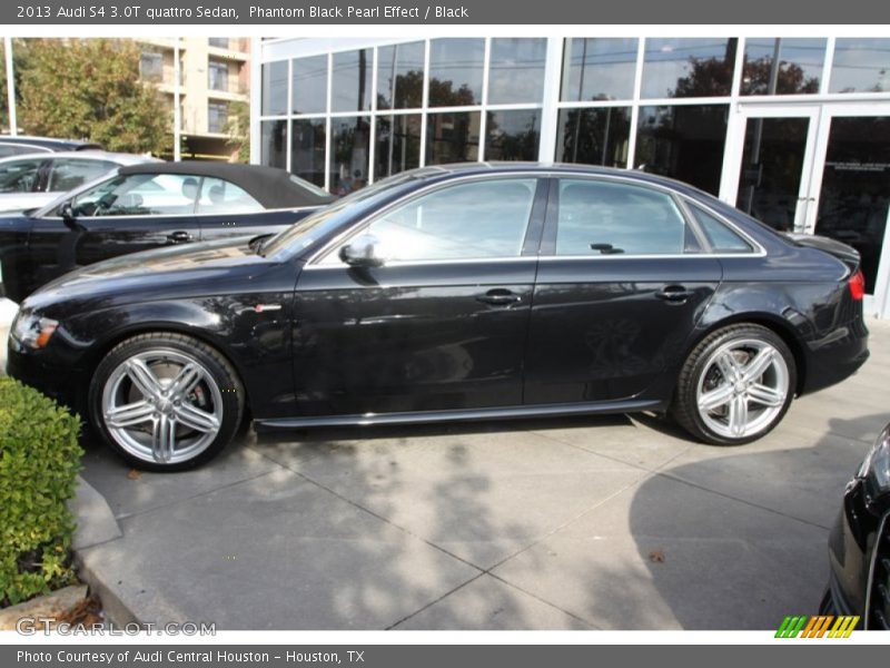Phantom Black Pearl Effect / Black 2013 Audi S4 3.0T quattro Sedan