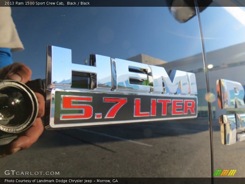 Black / Black 2013 Ram 1500 Sport Crew Cab
