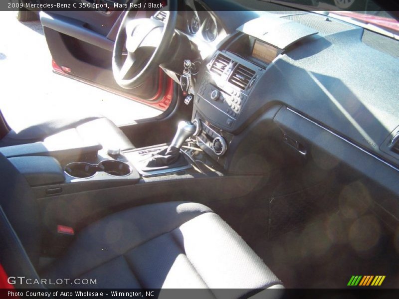 Mars Red / Black 2009 Mercedes-Benz C 350 Sport