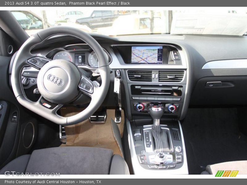 Phantom Black Pearl Effect / Black 2013 Audi S4 3.0T quattro Sedan