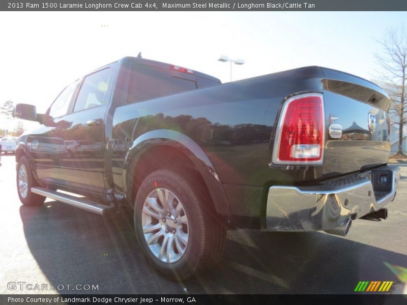 Maximum Steel Metallic / Longhorn Black/Cattle Tan 2013 Ram 1500 Laramie Longhorn Crew Cab 4x4