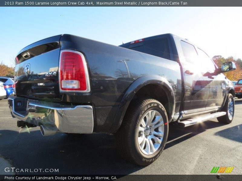 Maximum Steel Metallic / Longhorn Black/Cattle Tan 2013 Ram 1500 Laramie Longhorn Crew Cab 4x4