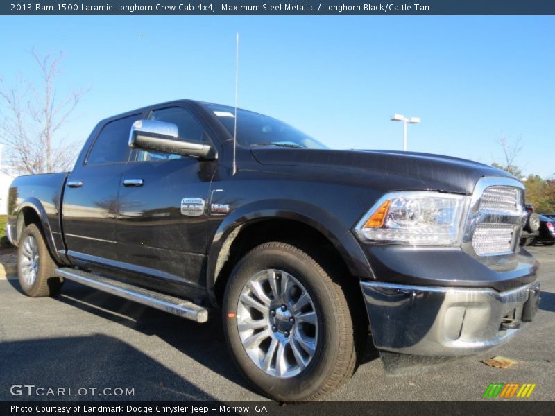 Front 3/4 View of 2013 1500 Laramie Longhorn Crew Cab 4x4