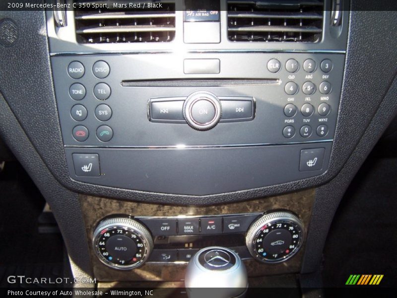 Mars Red / Black 2009 Mercedes-Benz C 350 Sport