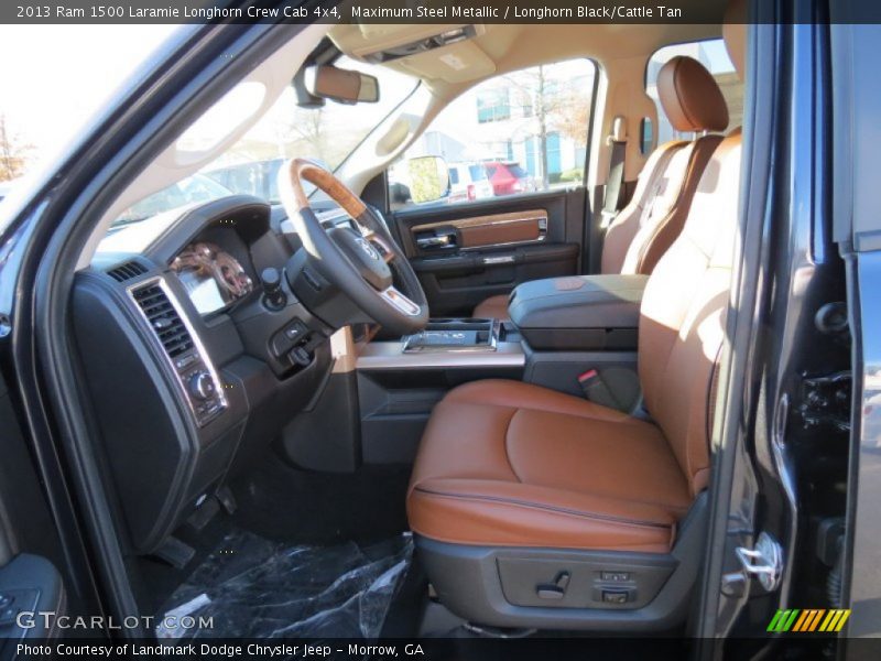  2013 1500 Laramie Longhorn Crew Cab 4x4 Longhorn Black/Cattle Tan Interior