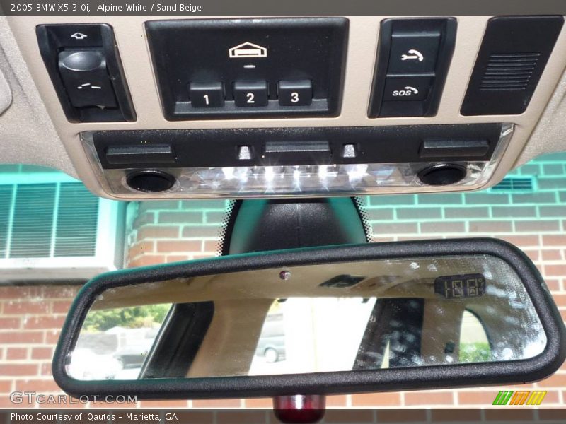 Alpine White / Sand Beige 2005 BMW X5 3.0i