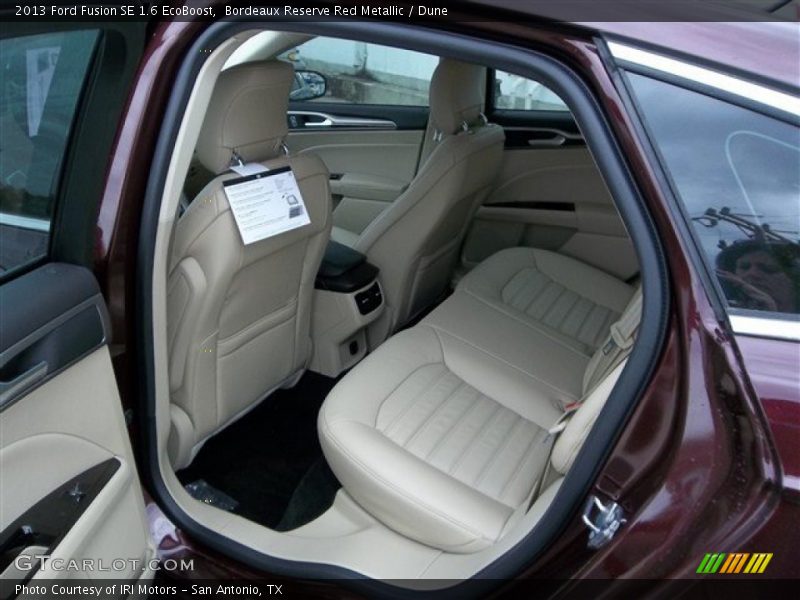 Rear Seat of 2013 Fusion SE 1.6 EcoBoost