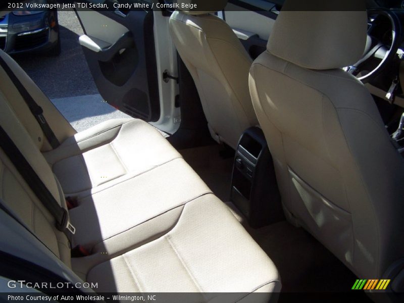 Candy White / Cornsilk Beige 2012 Volkswagen Jetta TDI Sedan