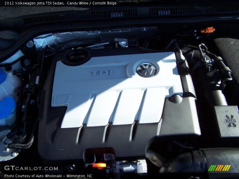 Candy White / Cornsilk Beige 2012 Volkswagen Jetta TDI Sedan
