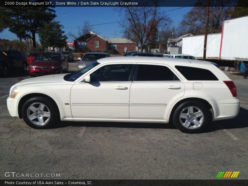 Stone White / Dark Slate Gray/Light Graystone 2006 Dodge Magnum SXT