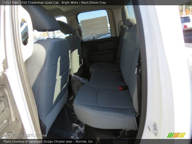 Bright White / Black/Diesel Gray 2013 Ram 1500 Tradesman Quad Cab
