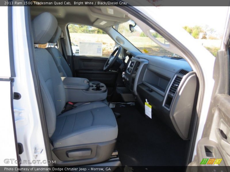 Bright White / Black/Diesel Gray 2013 Ram 1500 Tradesman Quad Cab