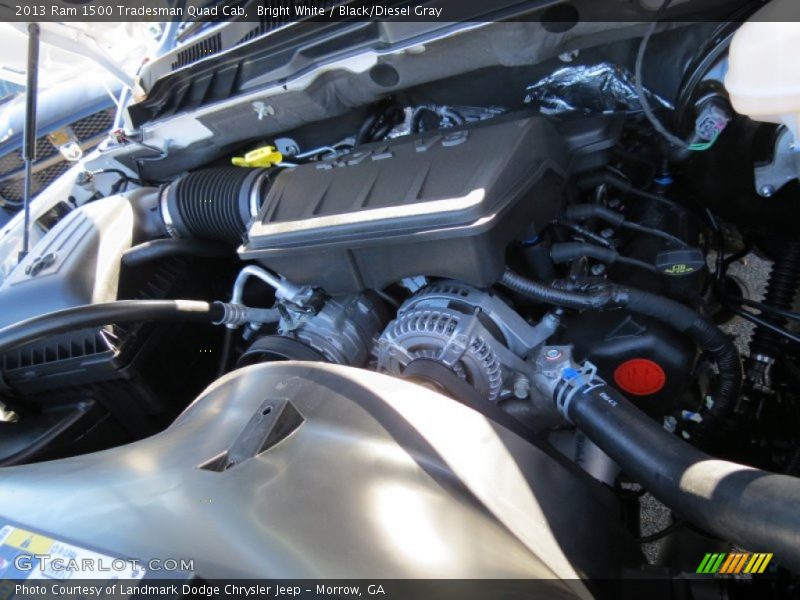 Bright White / Black/Diesel Gray 2013 Ram 1500 Tradesman Quad Cab