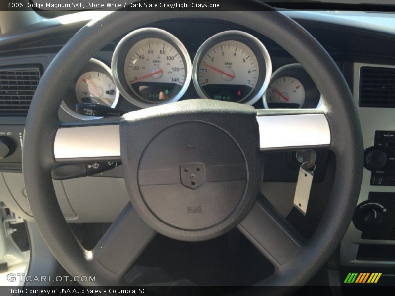 Stone White / Dark Slate Gray/Light Graystone 2006 Dodge Magnum SXT