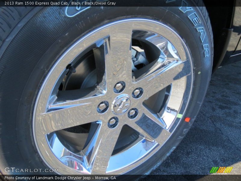 Black / Black/Diesel Gray 2013 Ram 1500 Express Quad Cab