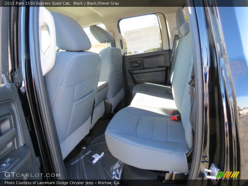 Black / Black/Diesel Gray 2013 Ram 1500 Express Quad Cab