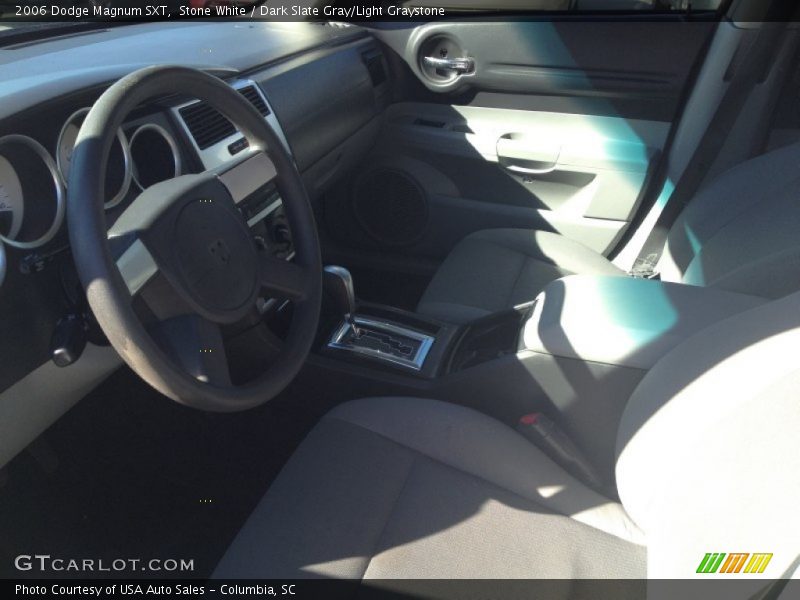 Stone White / Dark Slate Gray/Light Graystone 2006 Dodge Magnum SXT