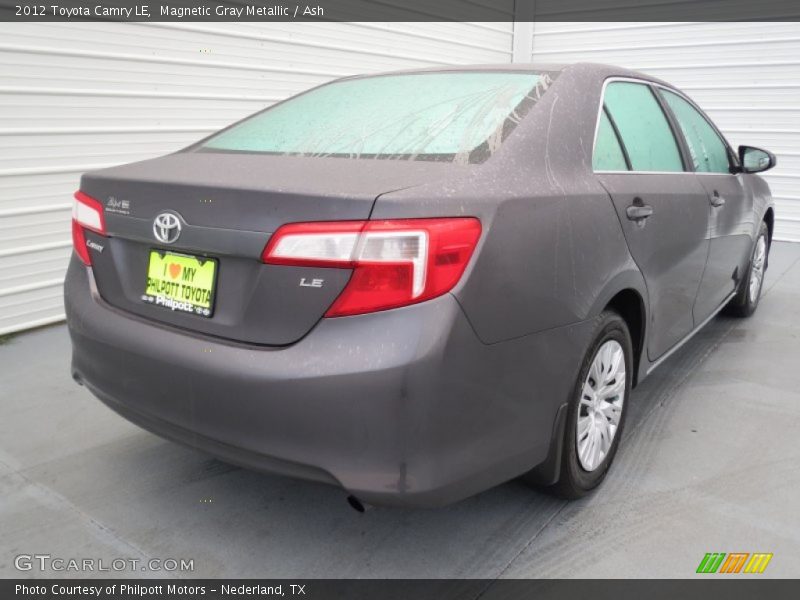 Magnetic Gray Metallic / Ash 2012 Toyota Camry LE