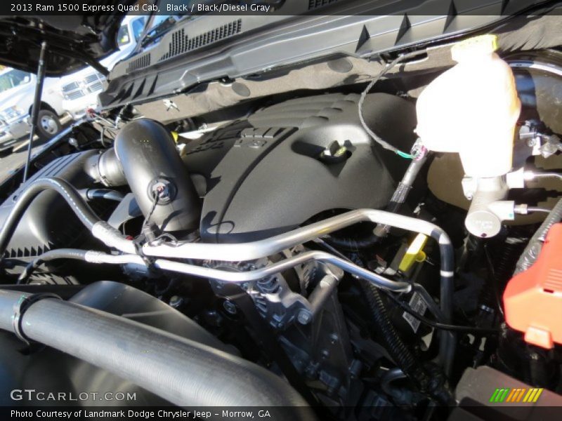 Black / Black/Diesel Gray 2013 Ram 1500 Express Quad Cab