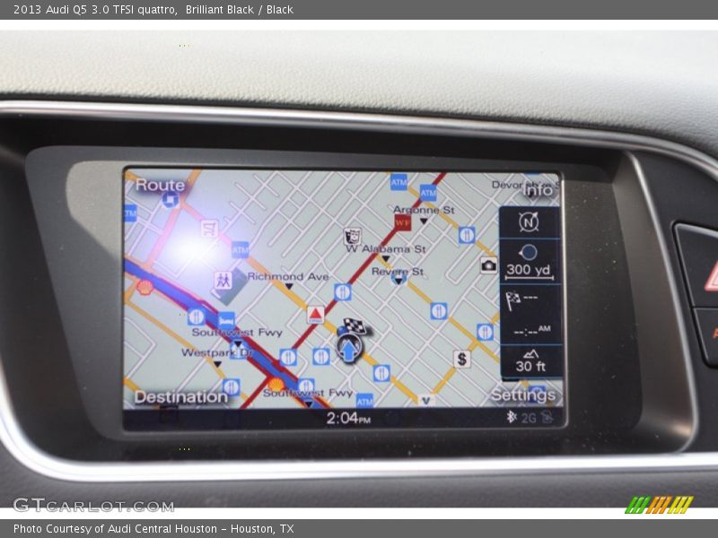 Navigation of 2013 Q5 3.0 TFSI quattro