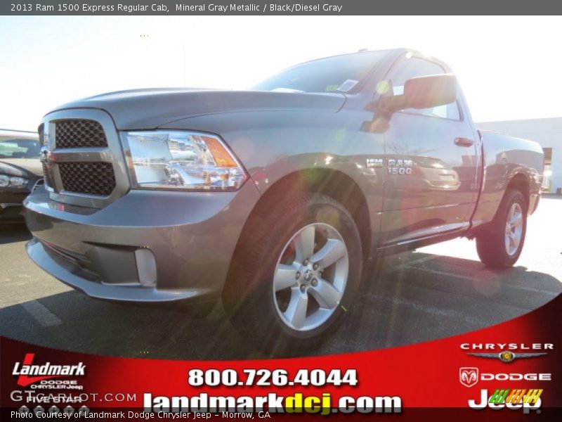 Mineral Gray Metallic / Black/Diesel Gray 2013 Ram 1500 Express Regular Cab