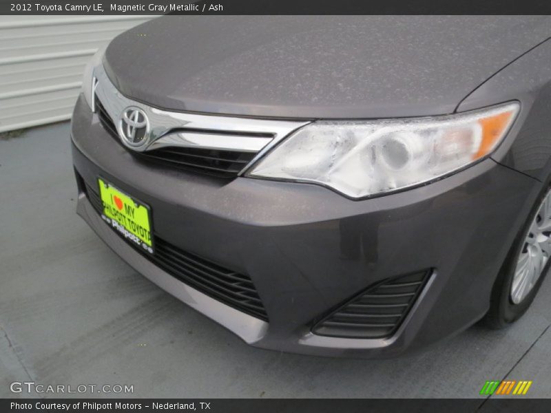 Magnetic Gray Metallic / Ash 2012 Toyota Camry LE