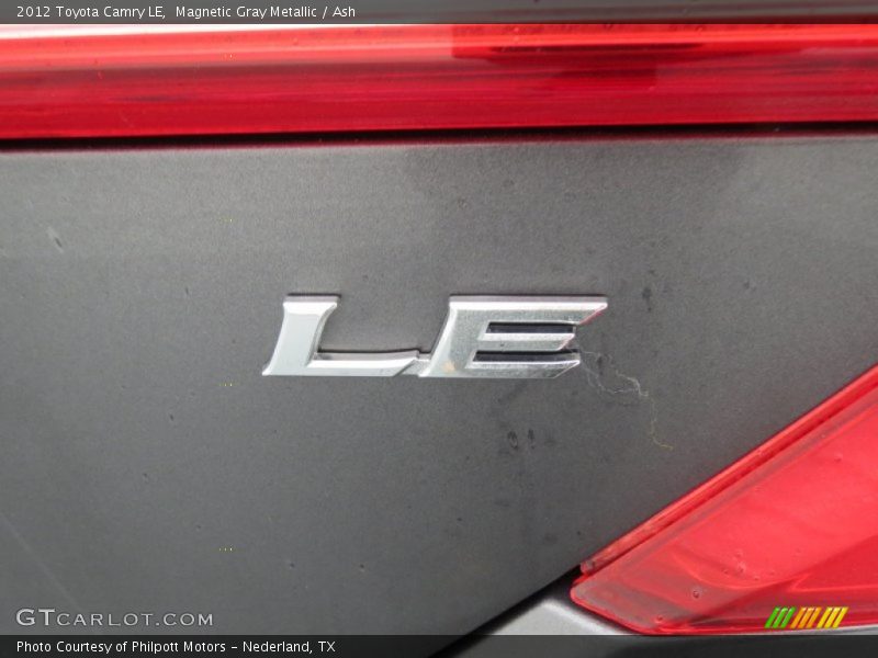 Magnetic Gray Metallic / Ash 2012 Toyota Camry LE