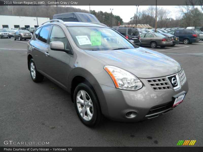 Gotham Gray / Gray 2010 Nissan Rogue SL AWD